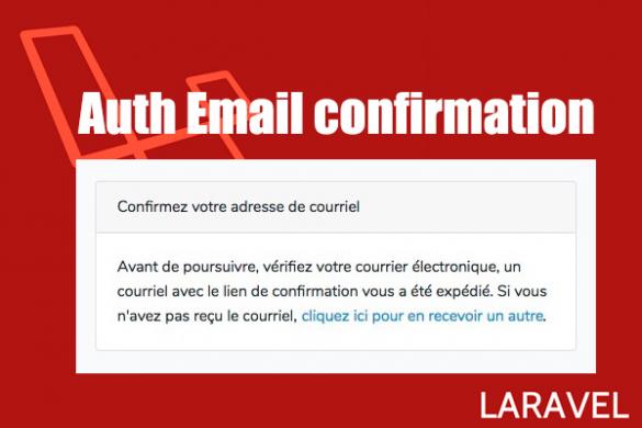 Confirmation mail d'un nouvel utilisateur